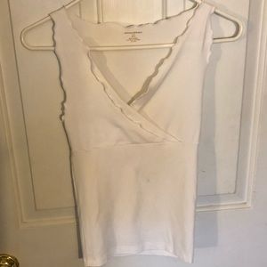 White Banana Republic Tank